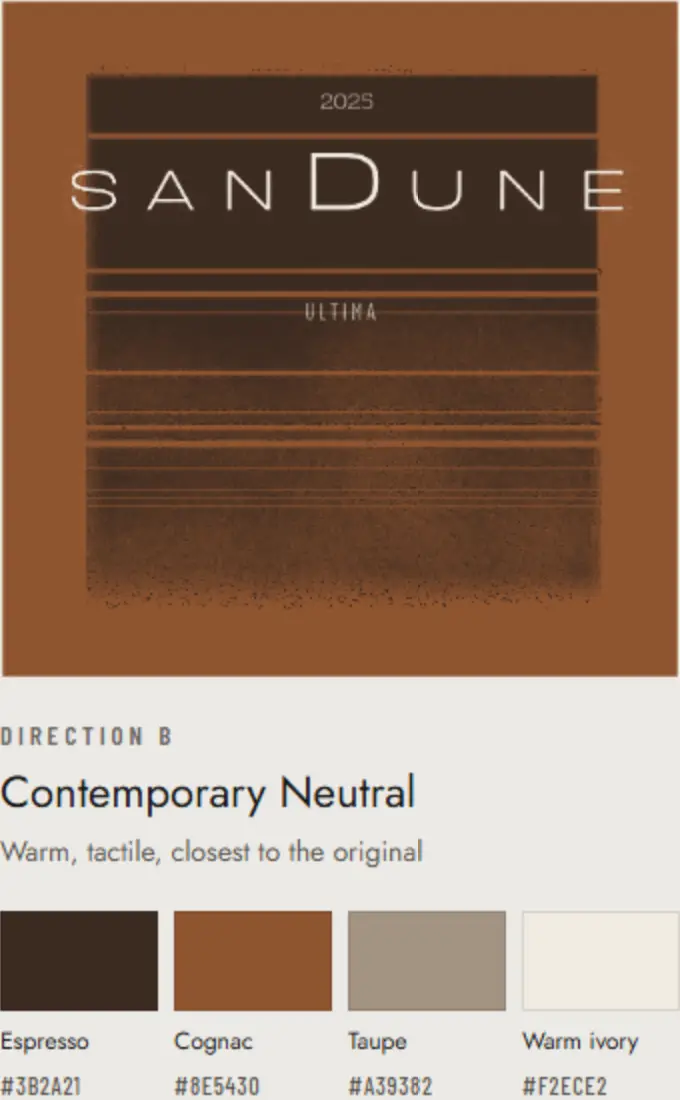 Contemporary Neutral direction