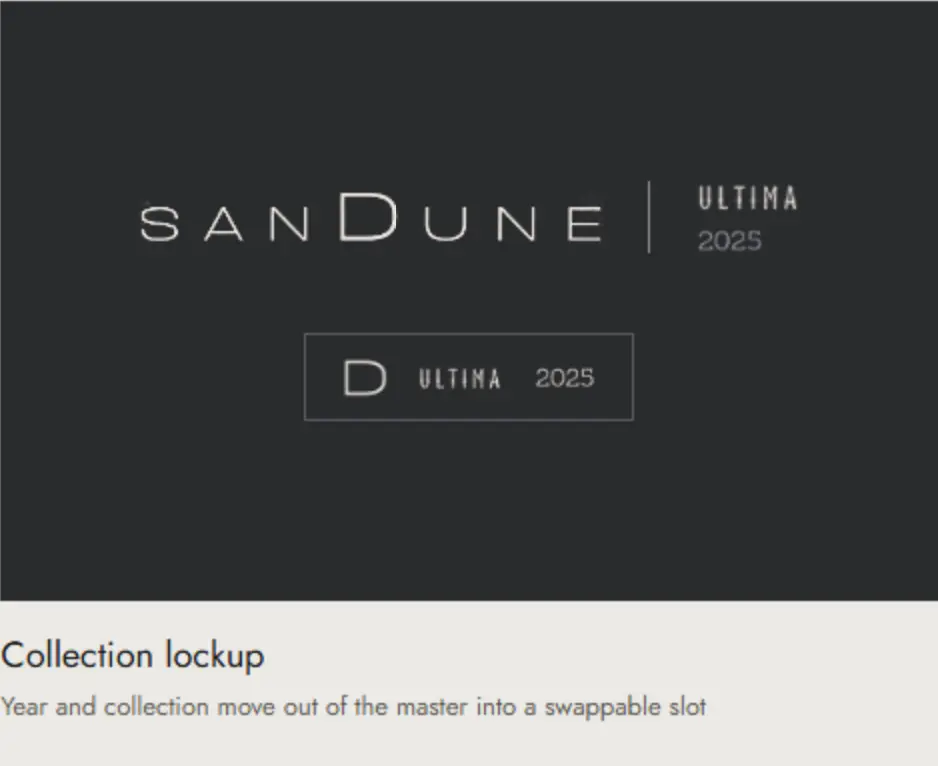 SanDune collection lockup